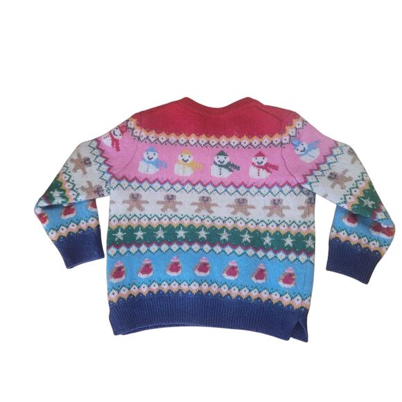 Mini Boden Holiday/Christmas Fairisle Sweater, limited edition Size 3-4Y - Picture 6 of 7